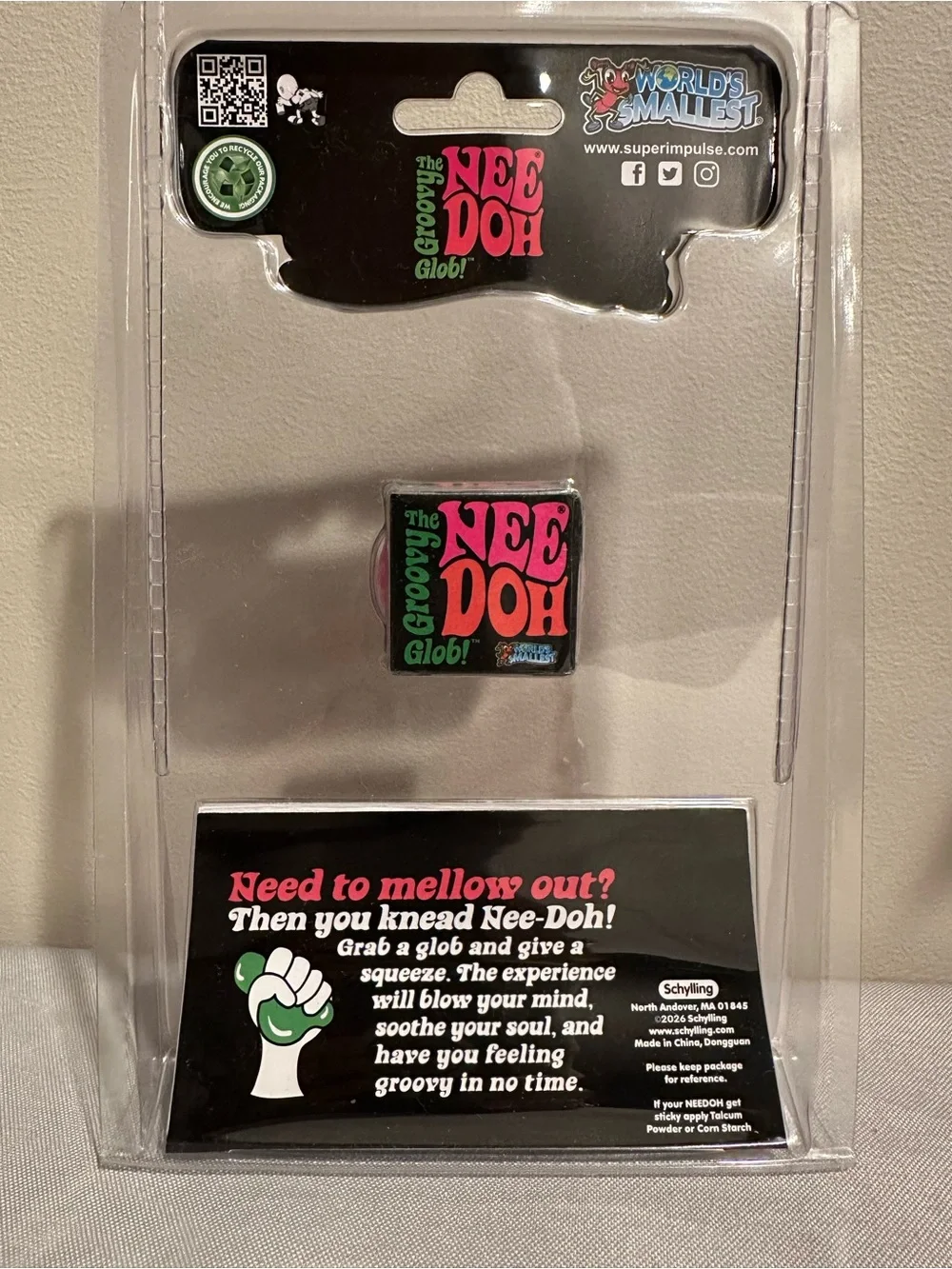 NeeDoh World’s Smallest NeeDoh Rare NIB
